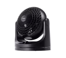 IRIS USA WOOZOO Desk Fan, Black